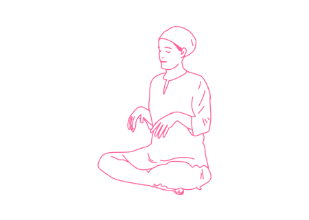 Вращение плечами вперёд в Позе Богомола 1