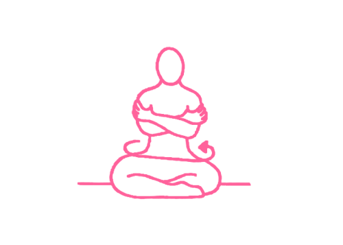 Вращение позвоночником, обхватив корпус руками. Упражнение Кундалини Йоги