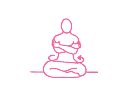 Вращение позвоночником, обхватив корпус руками. Упражнение Кундалини Йоги