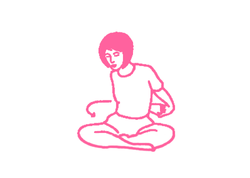 Вращения из стороны в сторону с руками за спиной (3 мин)