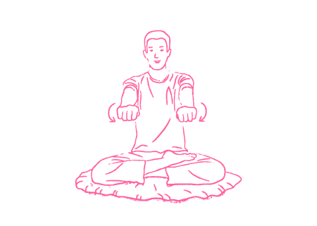 Вращения кулаками на уровне Сердечного Центра. Упражнение Кундалини Йоги