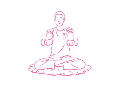 Вращения кулаками на уровне Сердечного Центра. Упражнение Кундалини Йоги