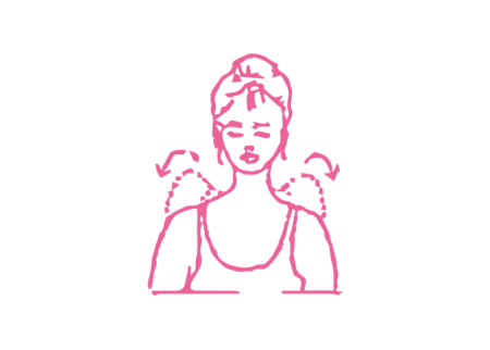 Вращения плечами в Простой Позе (1 мин)