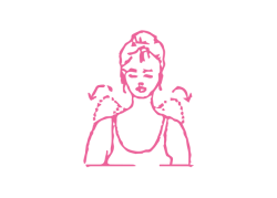 Вращения плечами в Простой Позе (1 мин)