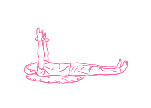 Вращения руками лежа на спине (1,5 мин). Упражнение Кундалини Йоги