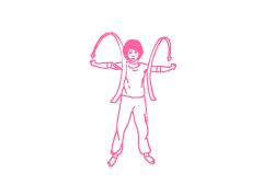 Вращения руками назад с мантрой ХАР ХАР ХАР ХАР ХАР ХАР ХАРИ (2 мин – 3 мин)