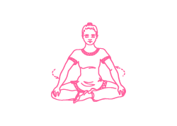 Вращения телом в Простой Позе против часовой стрелки (3-4 минуты) Кундалини Йога