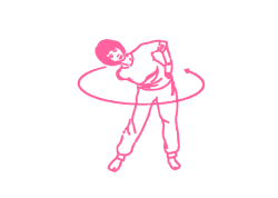 Вращения туловищем по большим окружностям с мантрой «Хар Хари» (4-5 мин)