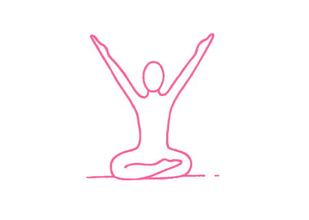 Вытягивание рук вверх и в стороны, в виде буквы “V” 1