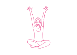 Вытягивание рук вверх с широко расставленными пальцами (1 мин) Вытягивание рук вверх с широко расставленными пальцами (1 мин)