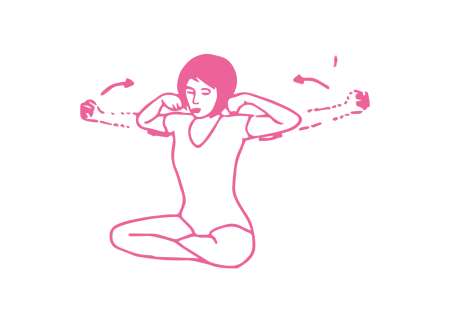 Вытяжение рук в стороны под звуки мантры «Сукхмани Сахиб» (9 мин)