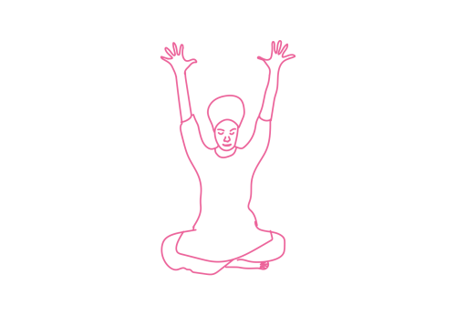 Вытяжение руками вверх на 16 счетов (3 раза)