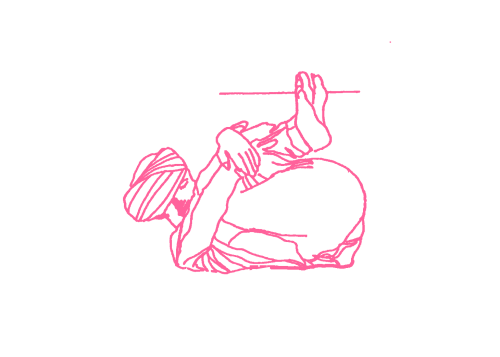 Звук «Хамммм», лежа на спине (голова поднята) (3 мин). Кундалини Йога